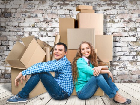 A local packing team organising household items in Hounslow
