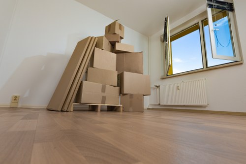 Strong cardboard moving boxes and wrapping supplies for local customers