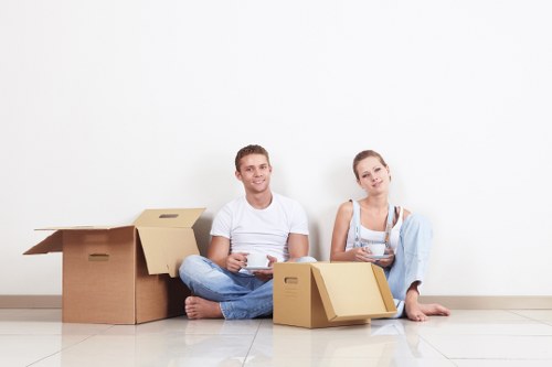 Man with van service beginning a local move in Hounslow