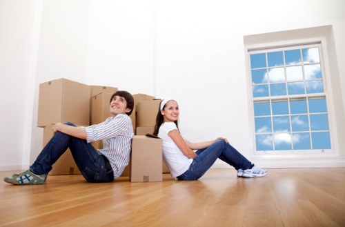 Truck loading for furniture and boxes in Hounslow relocation