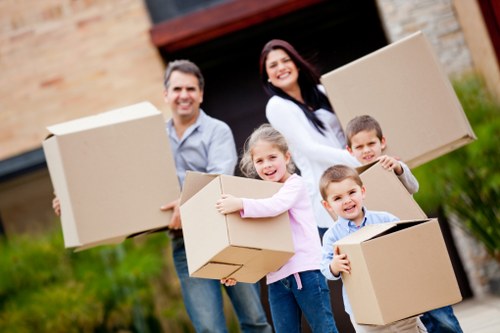 Commercial moving truck service for offices in Hounslow