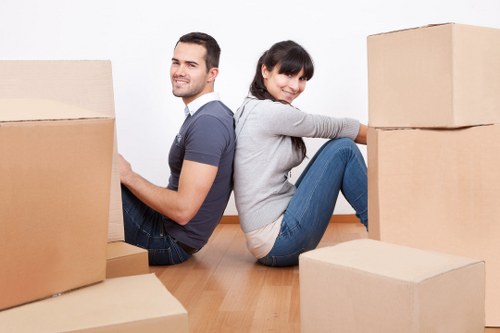 Careful packing of fragile items for a Hounslow relocation